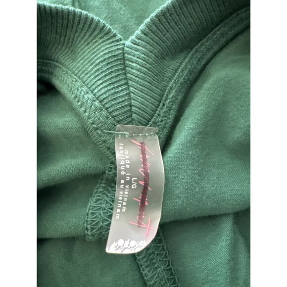 Free People Movement OB1960599 Women's Sz  Large Beach Green Hot Shot Tee Romper - Picture 9 of 11